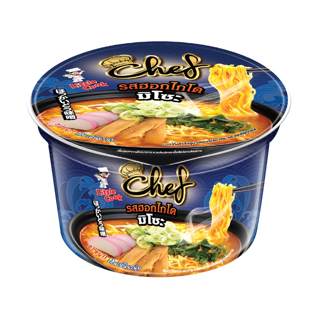 ลิตเติ้ลกุ๊กเชฟ บะหมี่กึ่งสำเร็จรูปรสฮอกไกโด มิโซะ, Little Cook Hokkaido Miso Flavour