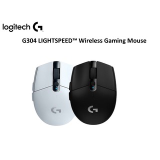 Logitech G304 Lightspeed Wireless GamingMouse เมาส์เกมมิ่งไร้สาย 6 ปุ่มตั้งค่าได้ เซ็นเซอร์ 12000 DPI ✔รับประกัน 2 ปี