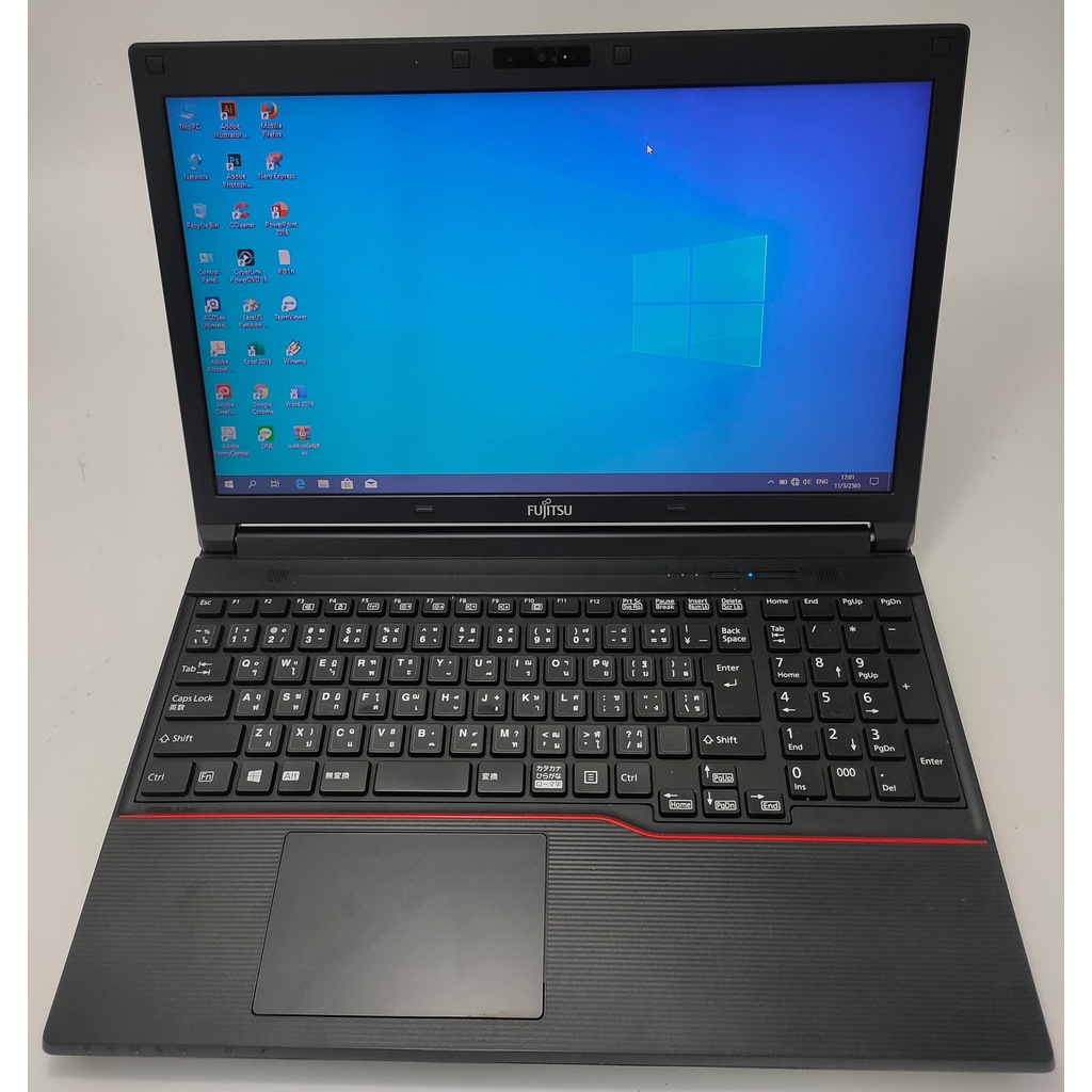 NOTEBOOK มือสอง Fujitsu A574 CELERON 2999 ขนาด15.6"คีบอร์ดแยกตัวเลข
