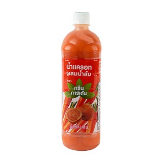 กรีนการ์เด้น น้ำแครอท-ส้ม 1000 มล. Green Garden Carrot-Orange Juice 1000 ml.