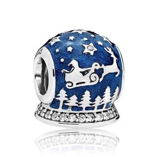 (พร้อมส่ง)Pandora Christmas Silver charm ชาร์มคริสมาสต์ ชาร์ม Pandora ของเเท้100%