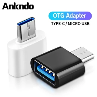 Ankndo Micro USB OTG Type C เป็น USB อะแดปเตอร์ สําหรับแท็บเล็ต / โทรศัพท์