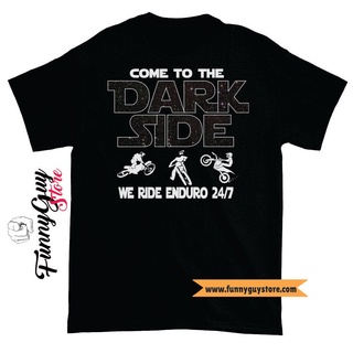 เสื้อยืดอินเทรนด์ผู้ชายอินเทรนด์ผู้หญิงเสื้อยืด ลาย Dirt Bike Racing สําหรับแข่งรถวิบากS-3XL