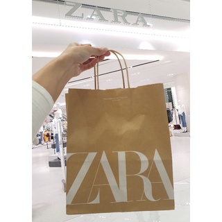 ถุงกระดาษ ZARA แท้ จาก shop ขนาดเล็ก