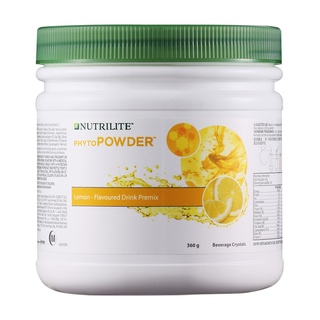 EXP0523 Nutrilite PhytoPOWDER Lemon- Flavoured Drink Premix Canister ไฟโตพาวเดอร์ พรีมิกซ์เครื่องดื่มกลิ่นเลมอน 360 กรัม