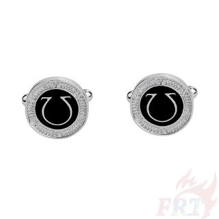 ❉ Omega คัฟลิงค์ ❉2Pcs/Pair Ω Fashion Shirt Cufflinks Cuff Button