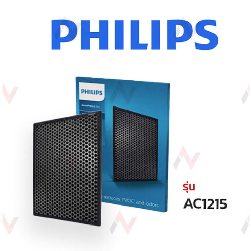 Philips แผ่นกรองเครื่องฟอกอากาศ  สำหรับเครื่องฟอกอากาศ รุ่น AC1215(Carbon)