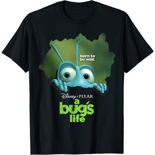 เสื้อยืดโอเวอร์ไซส์เสื้อยืด พิมพ์ลายกราฟิก Disney Pixar A Bugs Life Movie สําหรับผู้ชายS-3XL