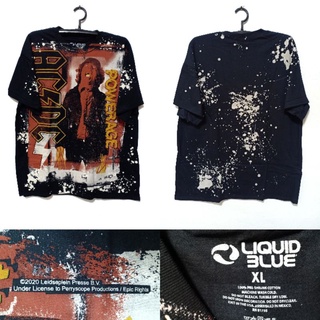 เสื้อวง ACDC BY  LIQUID BLUE สินค้าลิขสิทธิ์แท้ มือ1 นำเข้าจากUSA