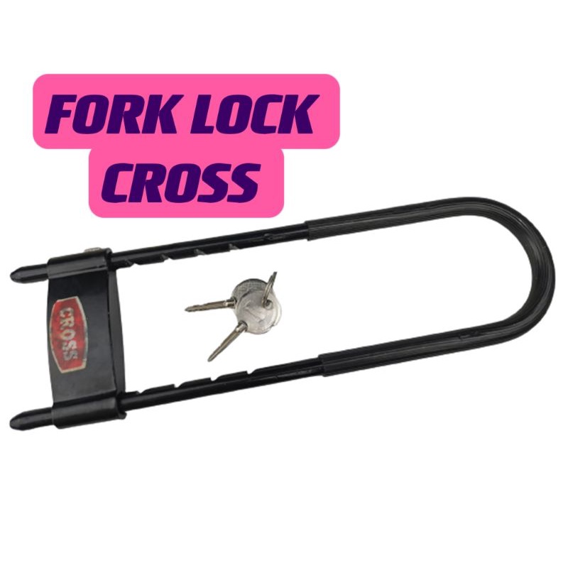 Fork LOCK Security LOCK Motorcycle Motosikal Motor Kunci ULock ULock