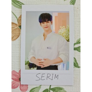 [พร้อมส่ง] บาริสต้าโพลารอยด์ เซริม Serim Cravity 2021 Seasons Greetings Cafe Cravity Coffee &amp; Flower Barista Polaroid