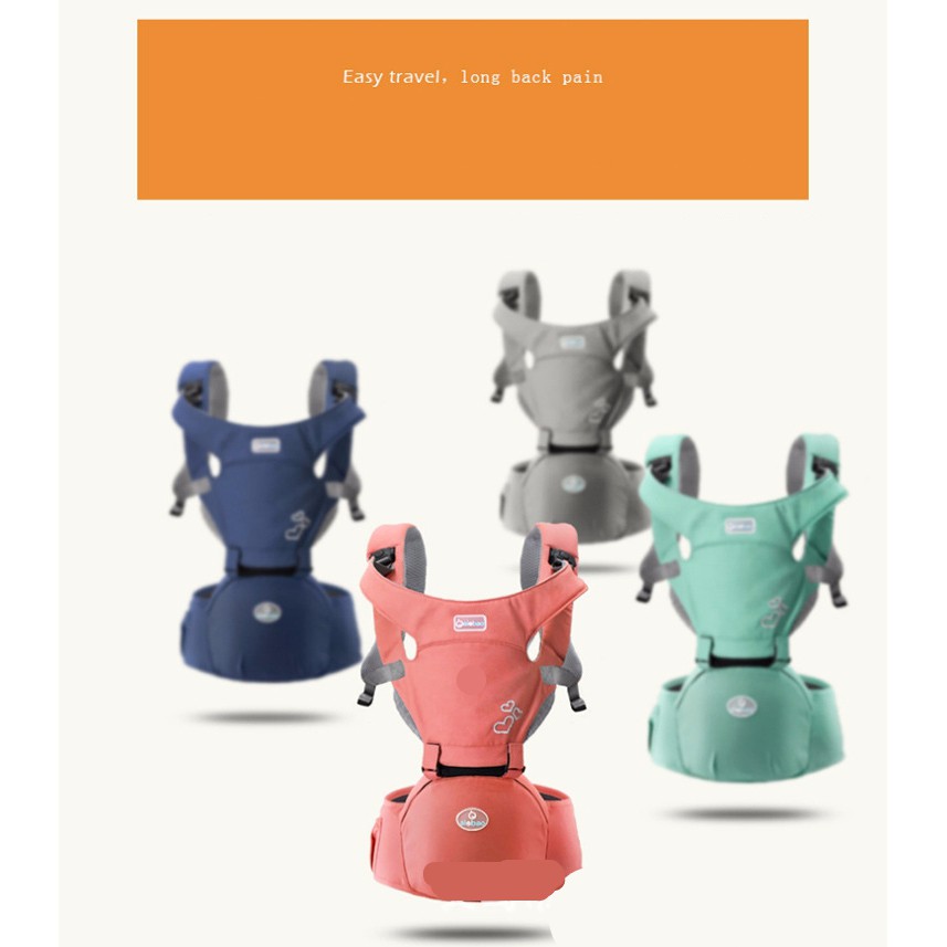 Baby Life ของแท้ ยี่ห้อ“Aiebao” เป้อุ้มเด็กนั่ง ที่นั่งเด็ก เป้สะพายเด็ก Hip Seat 3 in 1 รุ่น：B11 - รูปที่ 2