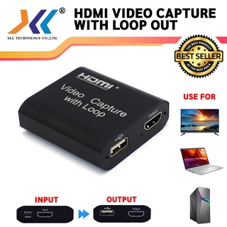 XLL HDMI VIDEO CAPTURE  รุ่น HDMI-044 ความละเอียด 4K.