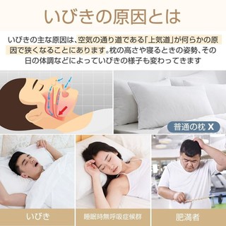 หมอนหนุนสุขภาพแก้การนอนกรนsnore eliminator pillow