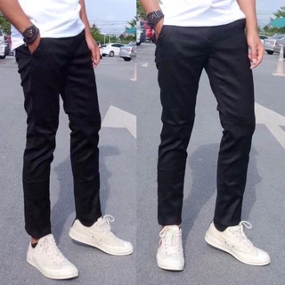 🔥พร้อมส่ง) //Fashion Casual Slacks กางเกงทรงกระบอกเล็กกางเกงชิโน่ เข้ารูป กางเกงขายาวผู้ชาย กระบอกเล็ก กางเกงขายาวกางเกง