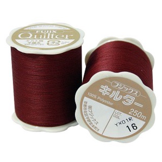 ด้ายควิลท์ Fujix Quilter 250 เมตร (สีแดงเลือดหมู)