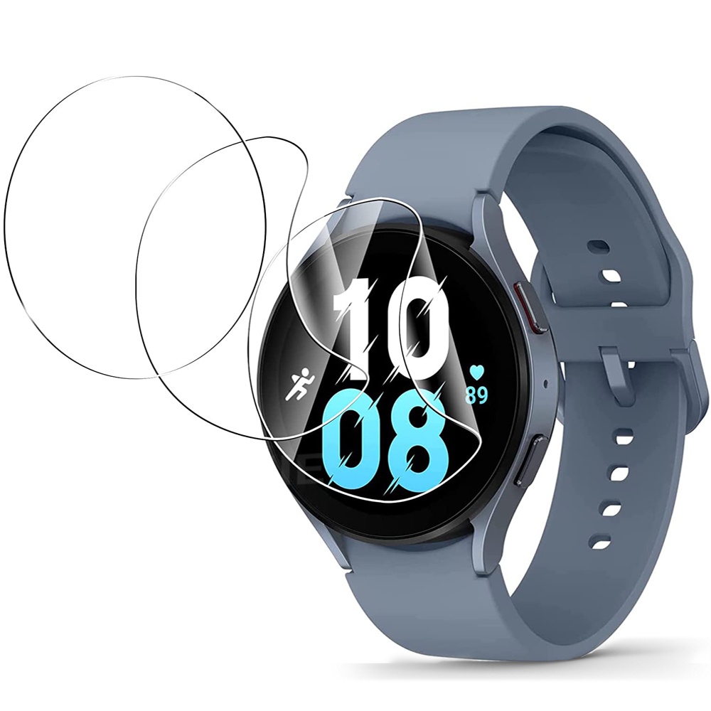 ฟิล์มไฮโดรเจล TPU นิ่ม กันรอยหน้าจอ HD กันรอยขีดข่วน สําหรับ Samsung Galaxy Watch 5 40 44 มม. Watch 5 pro 45 มม. 3 ชิ้น