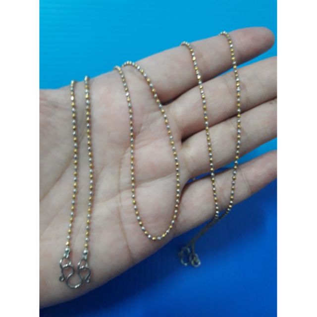 สร้อยคอสแตนเลสแท้ 1 มิล ยาว 14"18"20"22" G0099