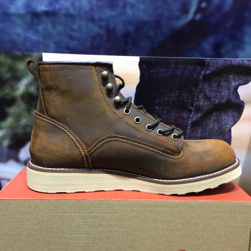American RED WING RED WING 9013 รองเท้าบูทหนัง สีกาแฟ สไตล์คลาสสิก ...