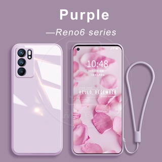 Oppo Reno 5 6 Pro Reno6 Reno6Pro เคสโทรศัพท์ กระจกนิรภัย แบบแข็ง ด้านหลัง