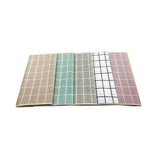 ผ้าปูโต๊ะ PEVA ลายสก๊อต (137x90 / 137x180 ซม.) ผ้าปู ผ้าคลุม ผ้าคลุมโต๊ะ พลาสติก PEVA กันน้ำ กันน้ำมัน (มี 5 สี)