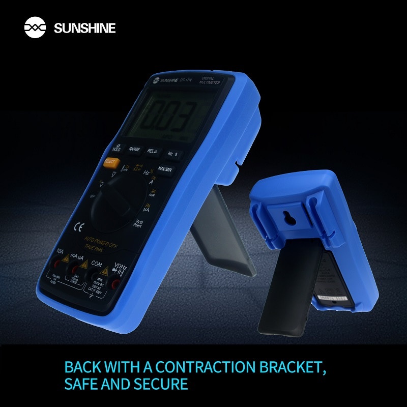 Sunshine dt-17n เครื่องมัลติมิเตอร์ หน้าจอ lcd สําหรับทดสอบมัลติมิเตอร์ดิจิทัล - รูปที่ 3