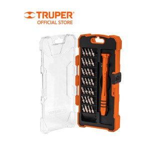 TRUPER 14160 ไขควงสำหรับงานละเอียด พร้อมดอกไขควง 29 หัว (JOY-29)