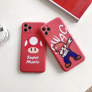 ‼️ พร้อมส่ง ‼️ เคสคลุมกล้องมาริโอ้พื้นแดง