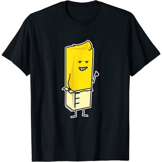 เสื้อยืดผ้าฝ้ายพรีเมี่ยม เสื้อยืด พิมพ์ลาย Buttered Buttery Stick of Butter Happy Thumbs Up สําหรับผู้ใหญ่