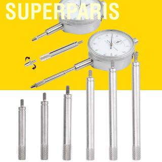 Superparis Dial Indicator Extension Rod M2.5 Thread Stem Rods 5mm Diameter For Indica