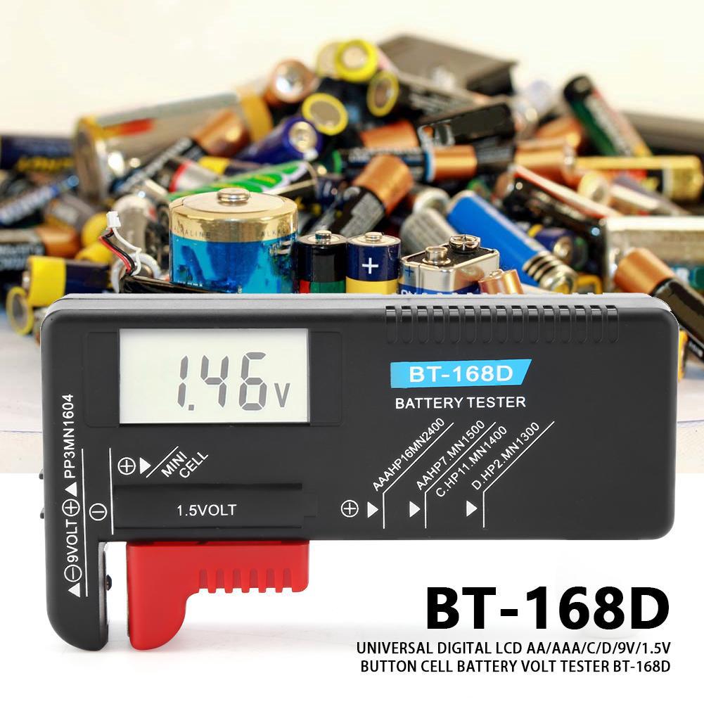 [Ready Stock] เครื่องทดสอบแบตเตอรี่ดิจิตอล LCD BT-168D