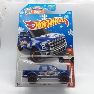 รถเหล็ก Hotwheels 15 FORD F-150 สีน้ำเงิน (ib24)