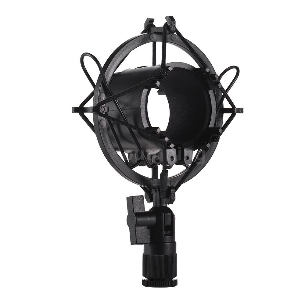 Univerdal Condenser Microphone Mic Shock Mount Holder Bracket Plastic Anti-vibra