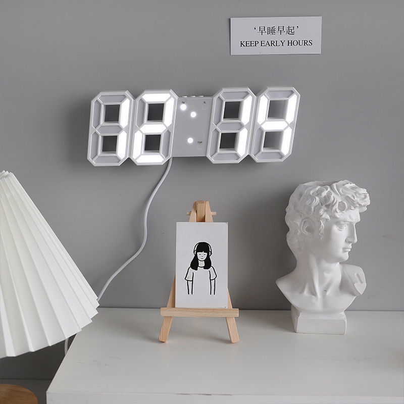 3D LED Clock  งีบหลับ