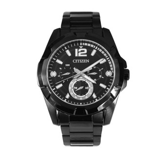 ﻿CITIZEN นาฬิกาผู้ชาย gent Quartz AG8335-58E black ip