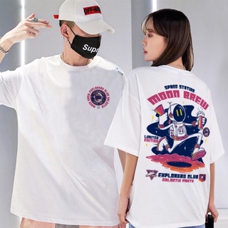 แฟชั่น Tshirt สําหรับผู้ชายเกาหลีถนนเสื้อยืดขนาดใหญ่ Unisex p-.