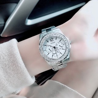 🎀 (สด-ผ่อน) นาฬิกา Womens Watch U11052L1 สีเงิน  หน้าปัดขาว ขนาด 37 มิล