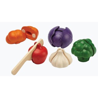 PlanToys 3431 5 Colors Veggie Set ของเล่นไม้ชุดผัก 5 สี