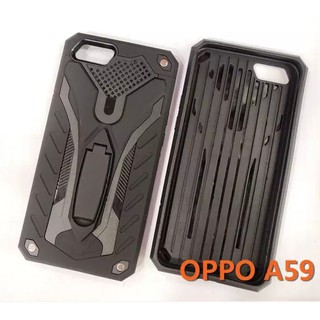 Case  OPPO F1S / A59 เคสหุ่นยนต์ Robot case เคสไฮบริด มีขาตั้ง เคสกันกระแทก TPU CASE สินค้าใหม่