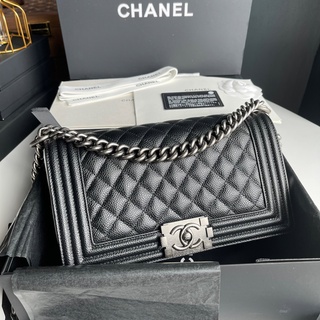 Chanel BOY 10" Caviar SHW