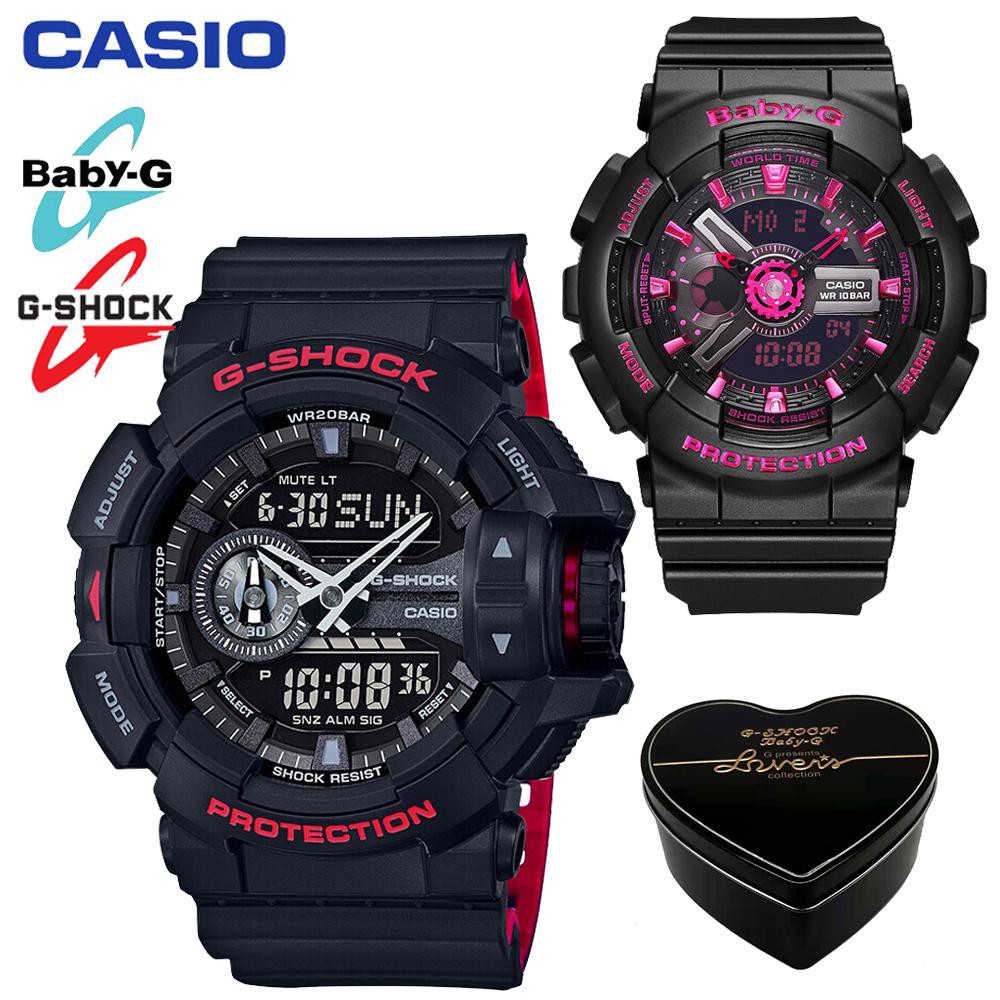 Original G Shock Baby G GA400 BA110 Men Women Couple Set Sport Watch