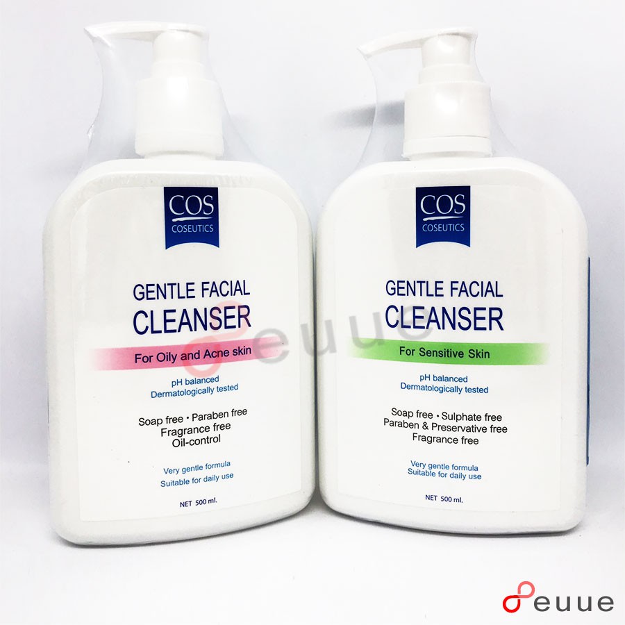 cos gentle facial cleanser