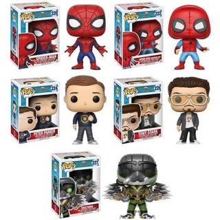 Funko Pop! ฟิกเกอร์ไวนิล Marvel: Spider-Man Homecoming Peter Stark Vulture สําหรับตกแต่งบ้าน