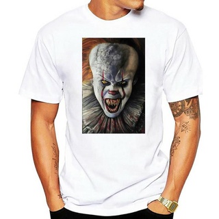 Pennywise It Chapter 2 เสื้อยืดลําลอง สําหรับผู้ชาย ผู้หญิง แขนสั้น พิมพ์ลายภาพยนตร์ 0781 สไตล์คลาสสิคS-5XL