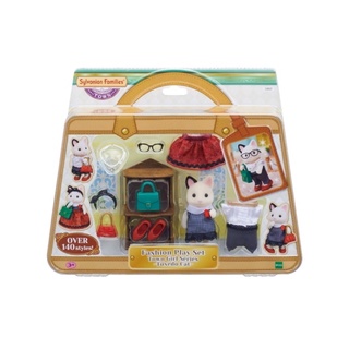 Sylvanian Town Fashion Play Set Town Girl Series Tuxedo Cat