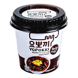 ต็อกป๊อกกิผัดซอสถั่วดำจาจัง Yopokki Jjajang Tokpokki แบบถ้วย 120g สินค้ายอดนิยมจากเกาหลี