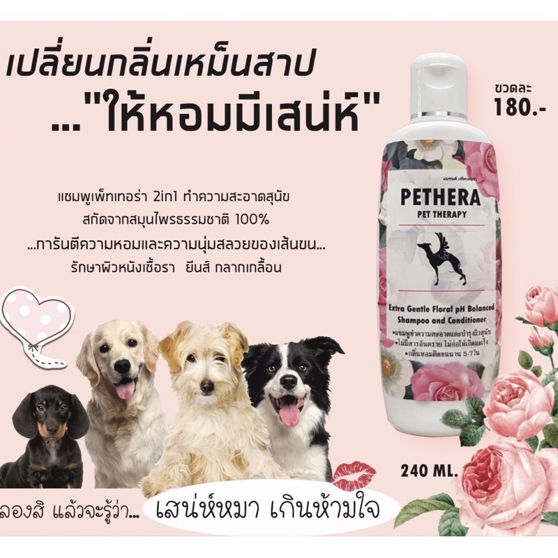 (ขายดีอันดับ1แชมพูบำรุงขน)แชมพูบำรุงขน3in1สุนัข/แมว กลิ่นหอมสุด ทำถึงทุกกลิ่น ขนาด 240ml.