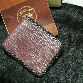 กระเป๋าหนังสัตว์ใหญ่ แปลก  crocodile wallet bifold