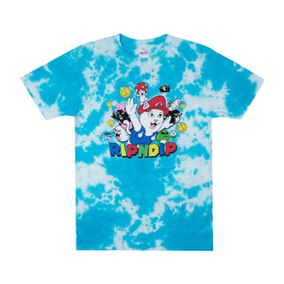 SLUM LTD - RIPNDIP Nermio Tee Blue Cloud Wash