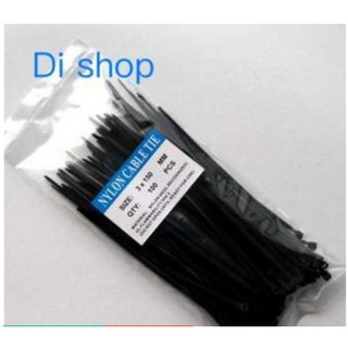 Di Shop CABLE TIES 6 นิ้ว สีดำ (100 เส้น)